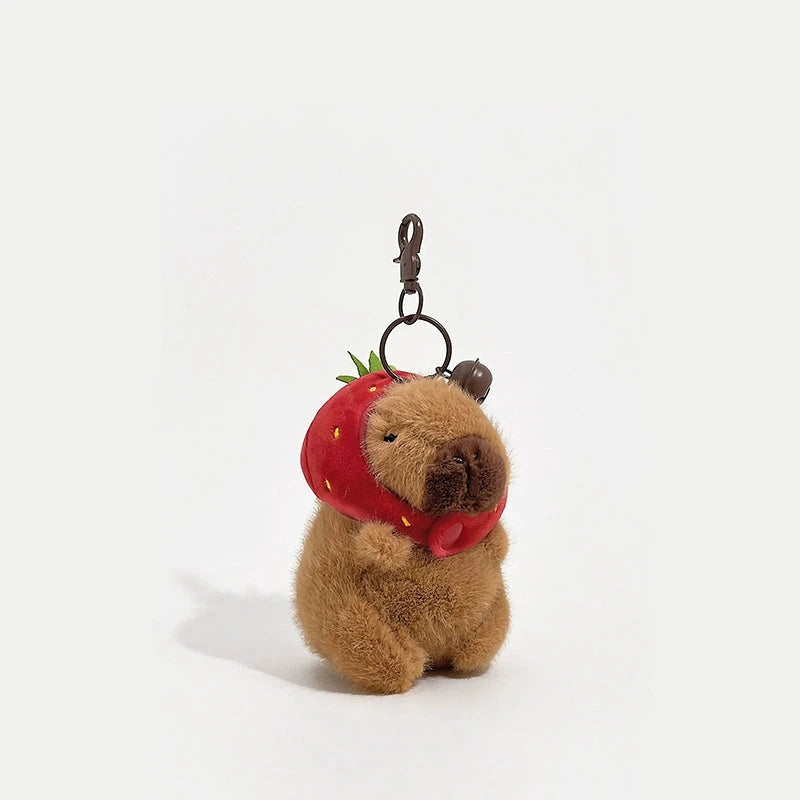 Adorable Capybara Plush Toy Keychain