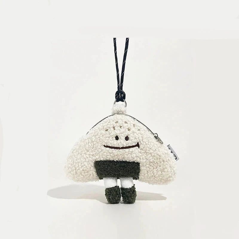 Adorable Japanese Rice Ball Plush Coin Purse