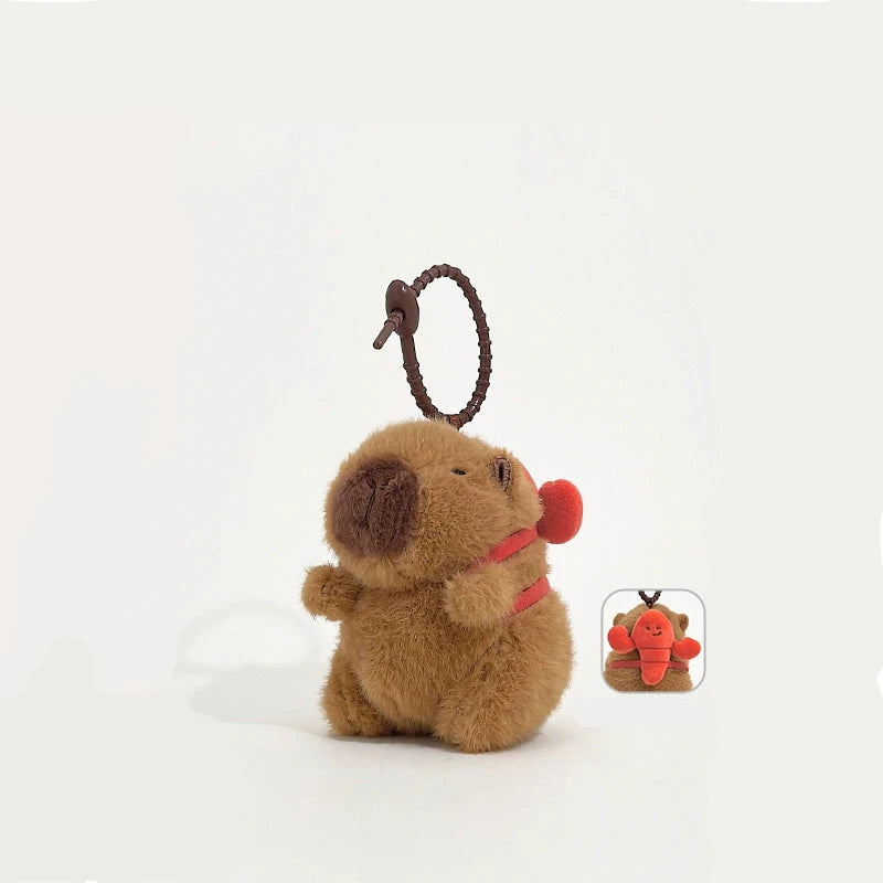 Capybara Plush Toy with Zipper