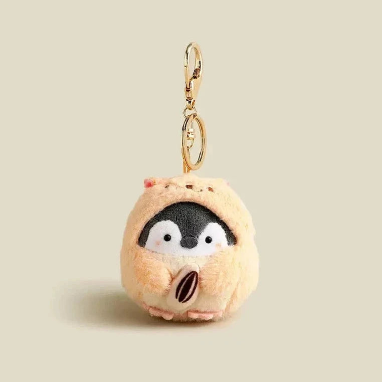 Cute Plush Penguin Backpack Pendant