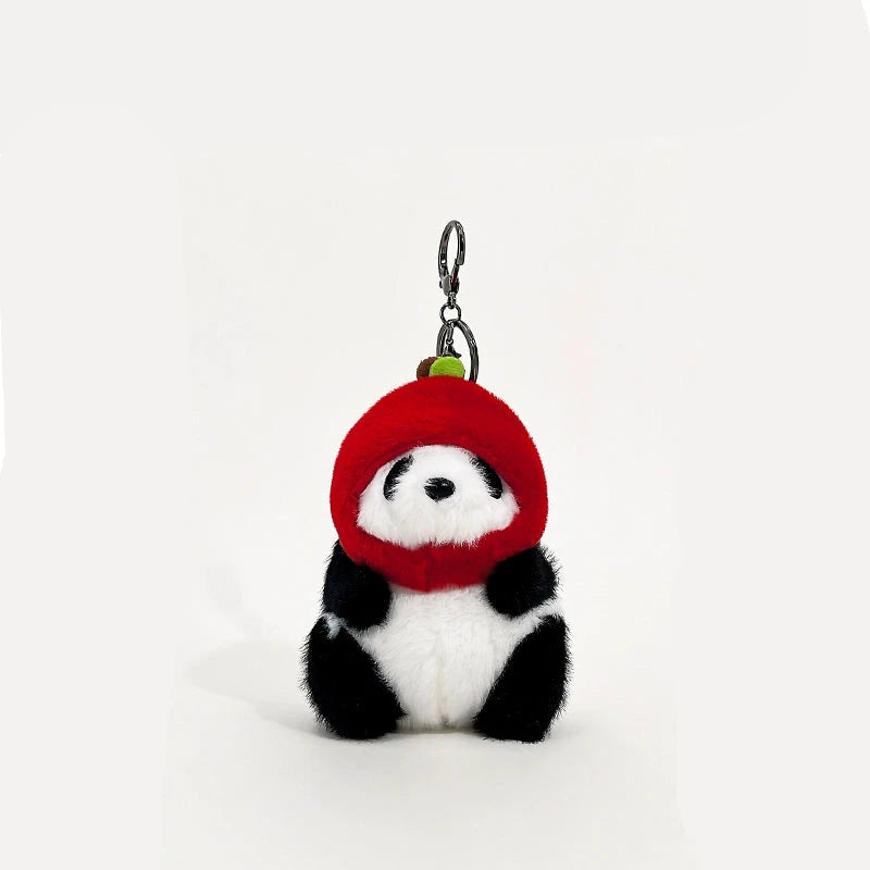 Headgear Red Apple Panda