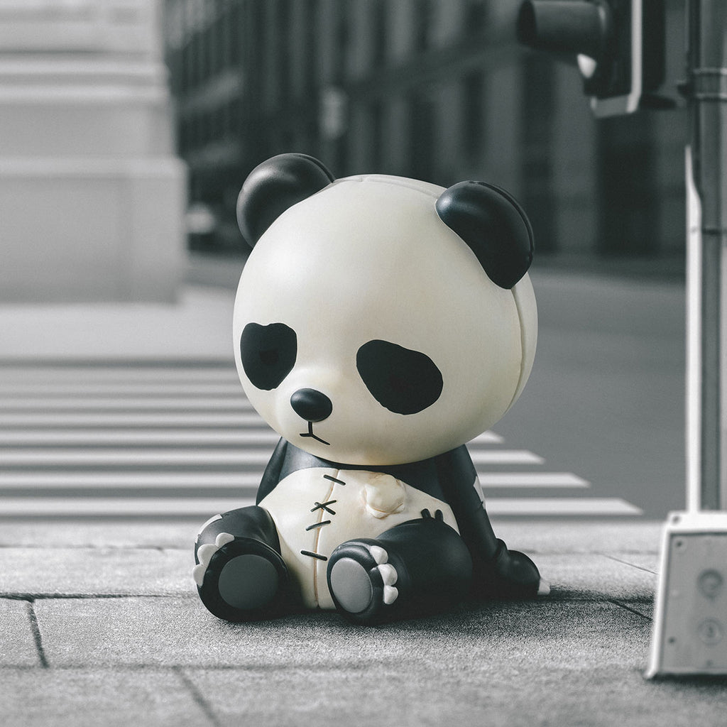 Hirono Doll Panda head on