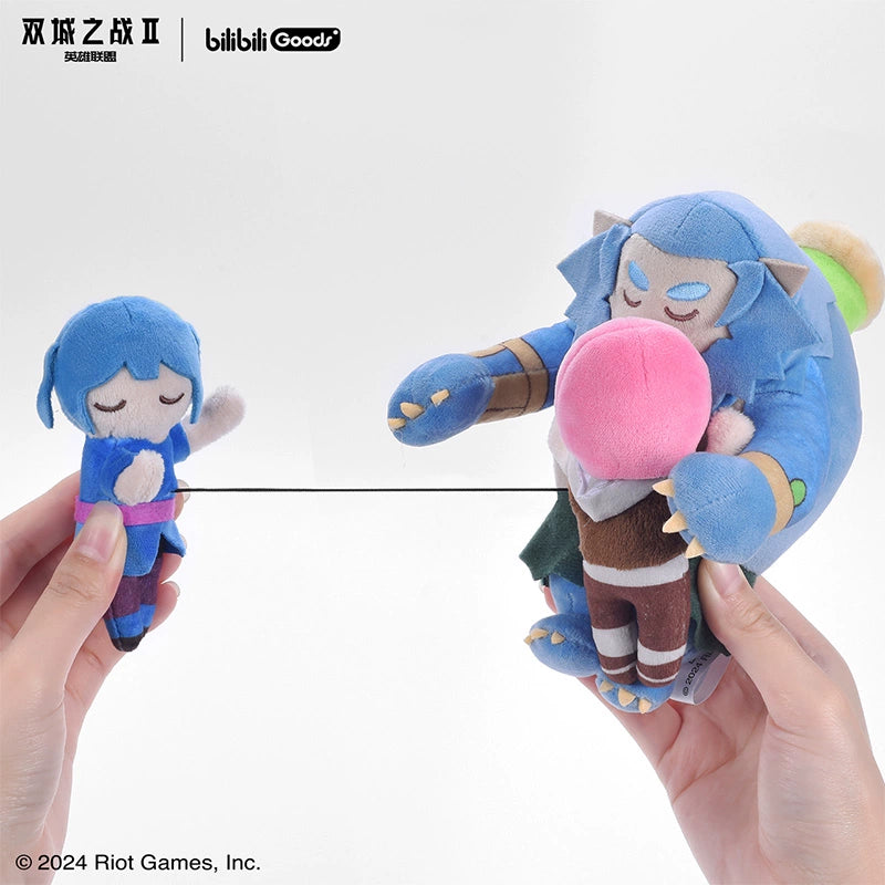 League of Legends x Bilibili Arcane Warwick Plush Pendant.