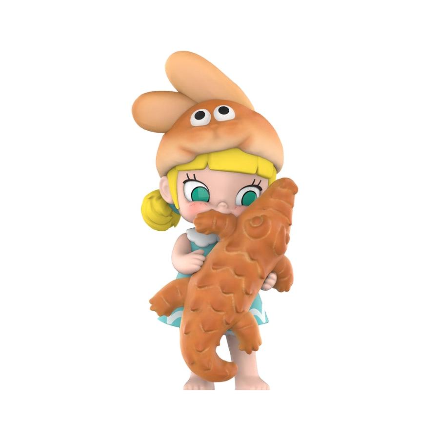 Pop Mart MOLLY Carb-Lover Series Figures Crocodile Bread