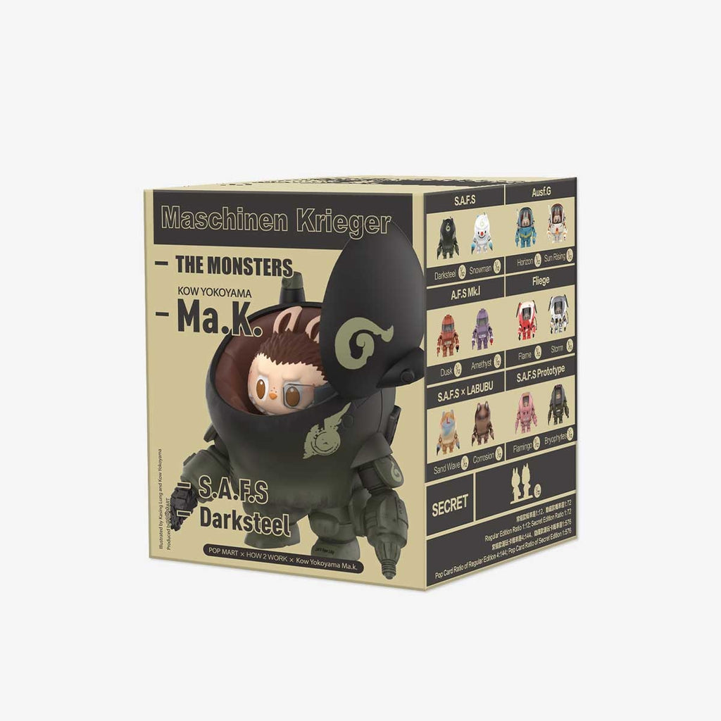 POP MART Monsters collectible figures featuring The Monsters x Kow Yokoyama Ma.K. Serie, detailed designer toys